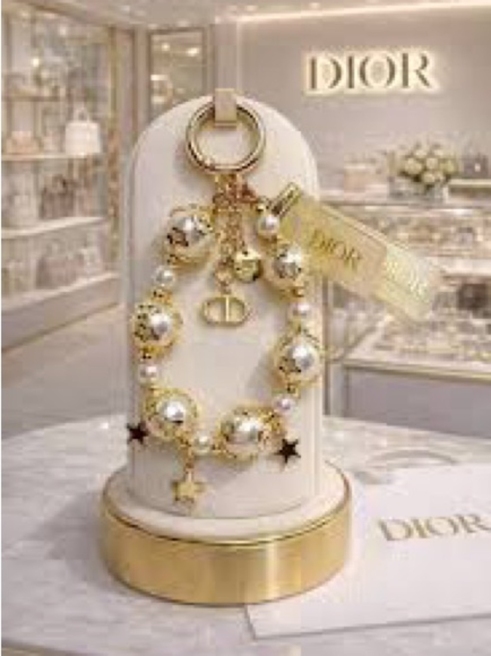 Christian Dior Key Ring Bag Charm Star VIP-GWP New Unused - Picture 1 of 7